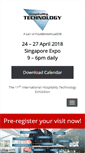 Mobile Screenshot of hospitalitytechnology-fha.com